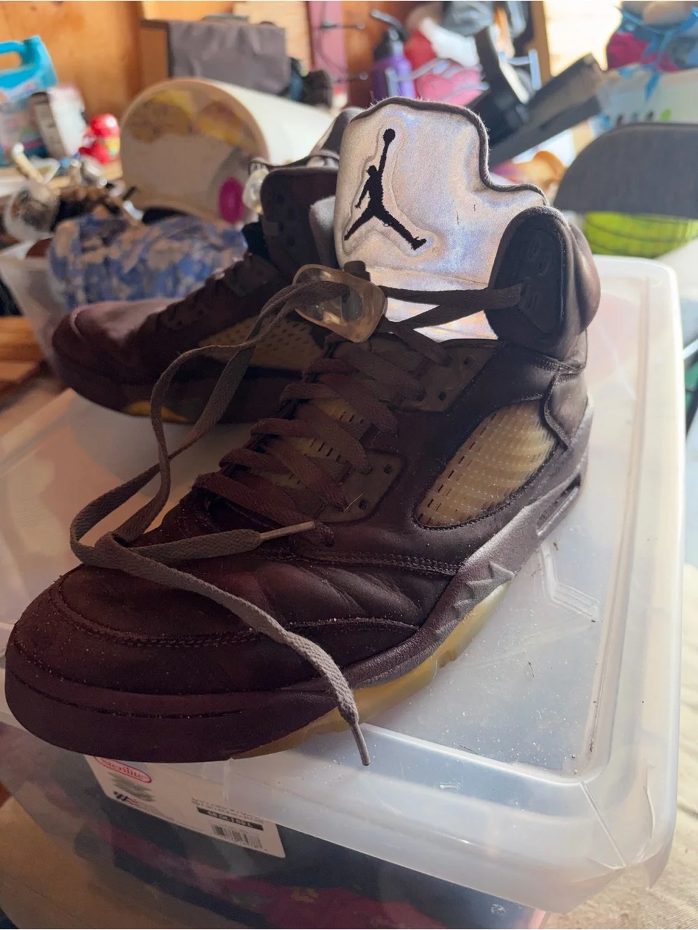 Air Jordan 5 Retro SE Burgundy Sneaker size 12